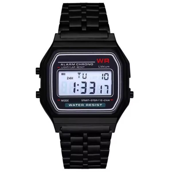 Men Electronic Watch Stainless Steel